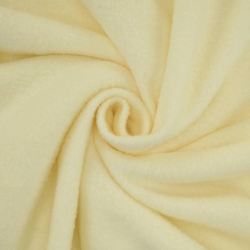 Fleece Antipilling vanille von Stoffe Hemmers