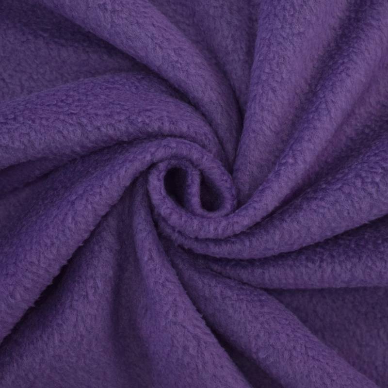 Fleece Antipilling violett von Stoffe Hemmers