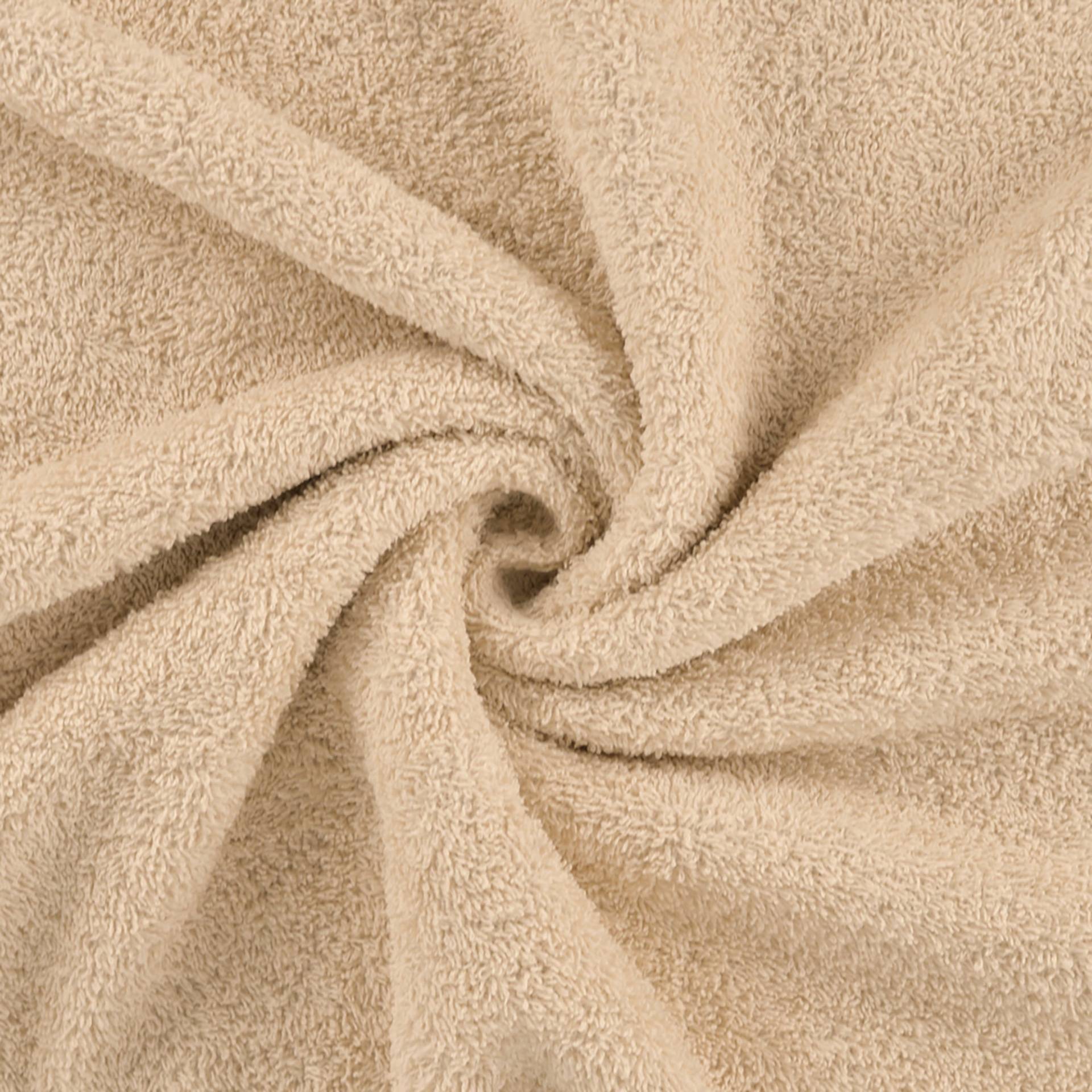 Frotteestoff uni, beige von Stoffe Hemmers