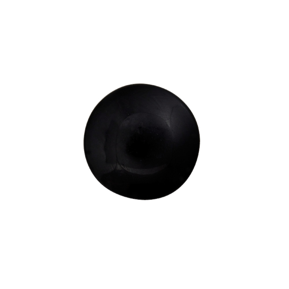 Glasknopf Tierauge 10 mm, schwarz von Stoffe Hemmers