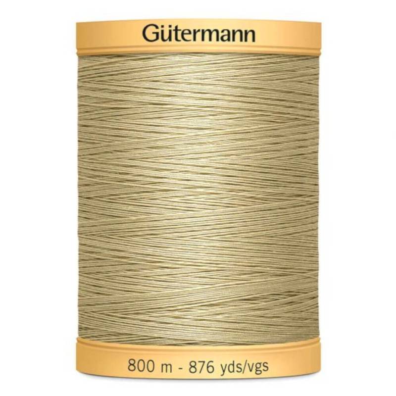 Gütermann C NE 50 Baumwollgarn 800 m, dunkelbeige von Stoffe Hemmers