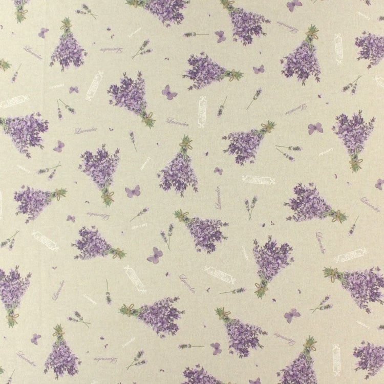 Dekostoff Halbpanama Classic Lavender von Stoffe Hemmers