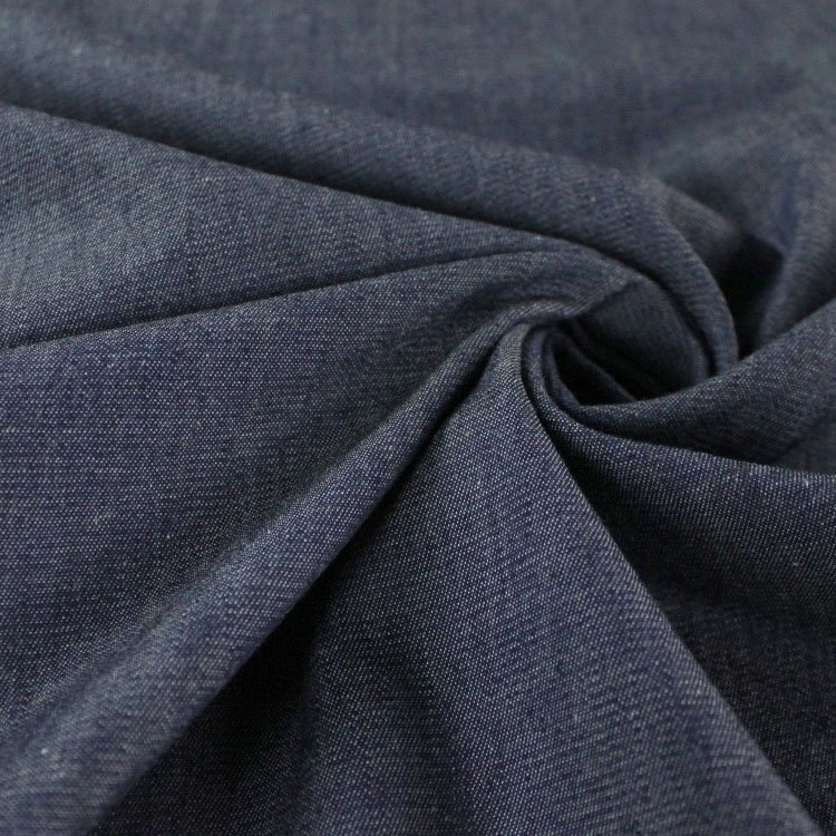 Jeansstoff leicht, 100% Baumwolle - Chambray, dunkelblau von Stoffe Hemmers