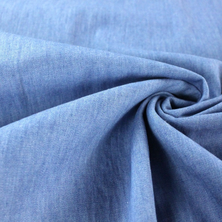 Jeansstoff leicht, 100% Baumwolle - Chambray, hellblau von Stoffe Hemmers