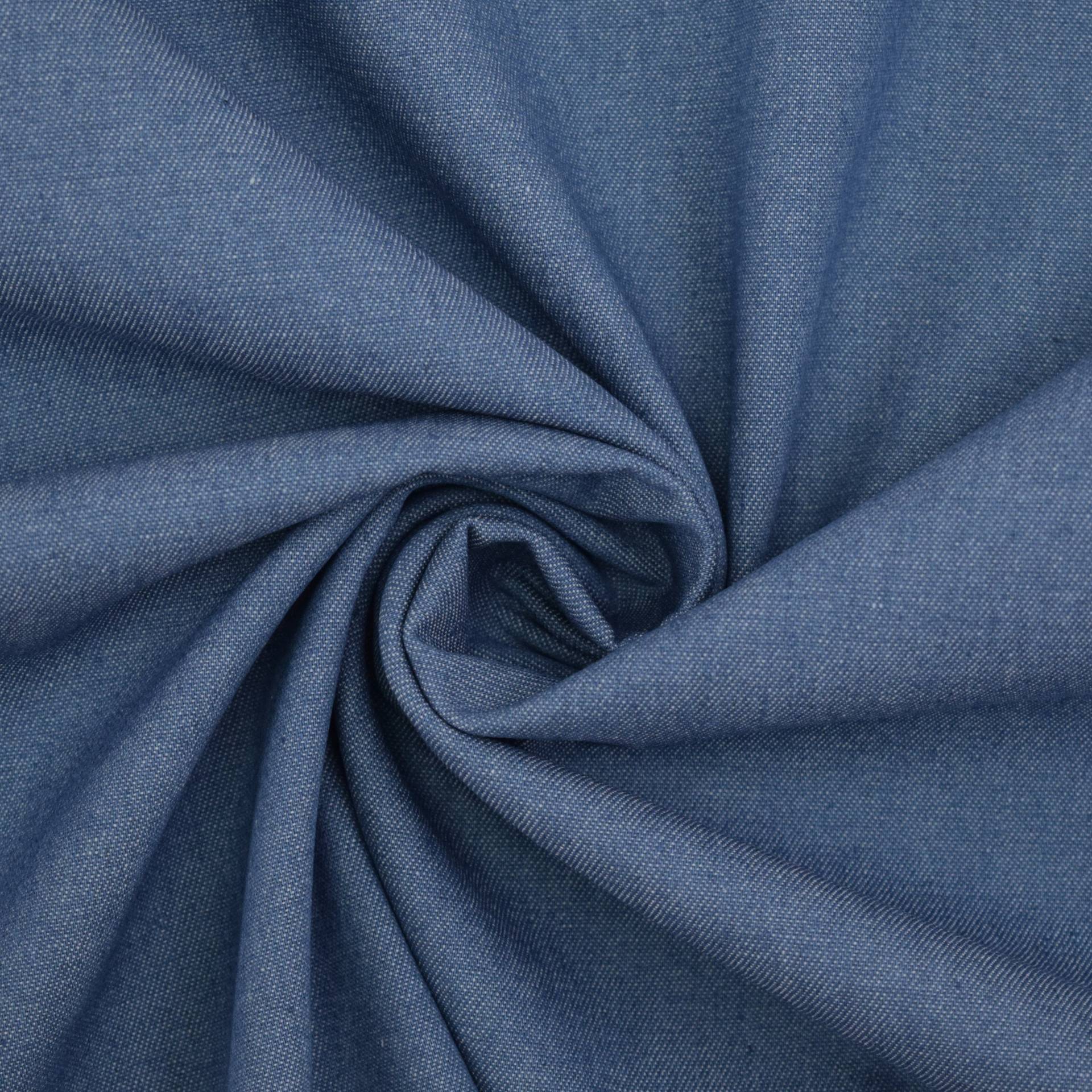 Leichter Hemdenjeans, mittelblau Leichter Hemdenjeans, mittelblau von Stoffe Hemmers
