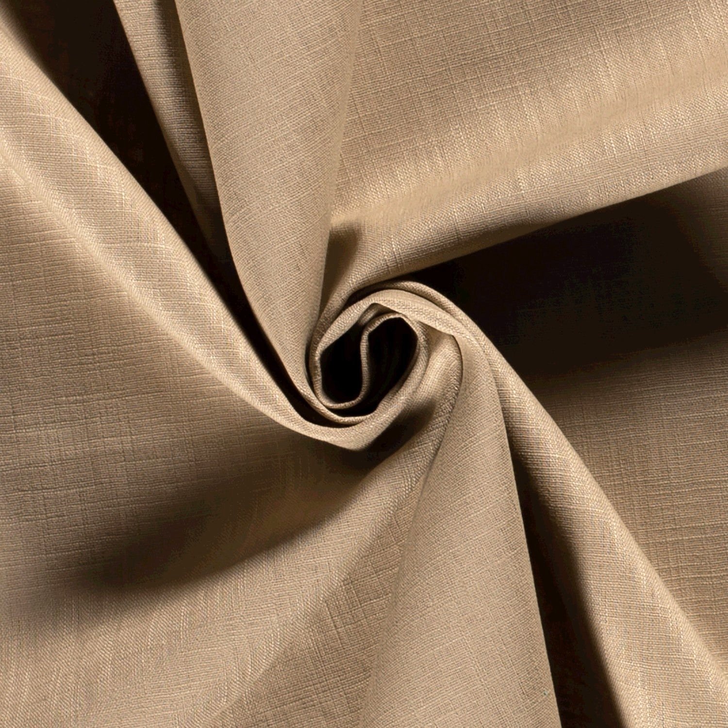 Leinen Mix, dunkelbeige Leinen Mix, dunkelbeige von Stoffe Hemmers