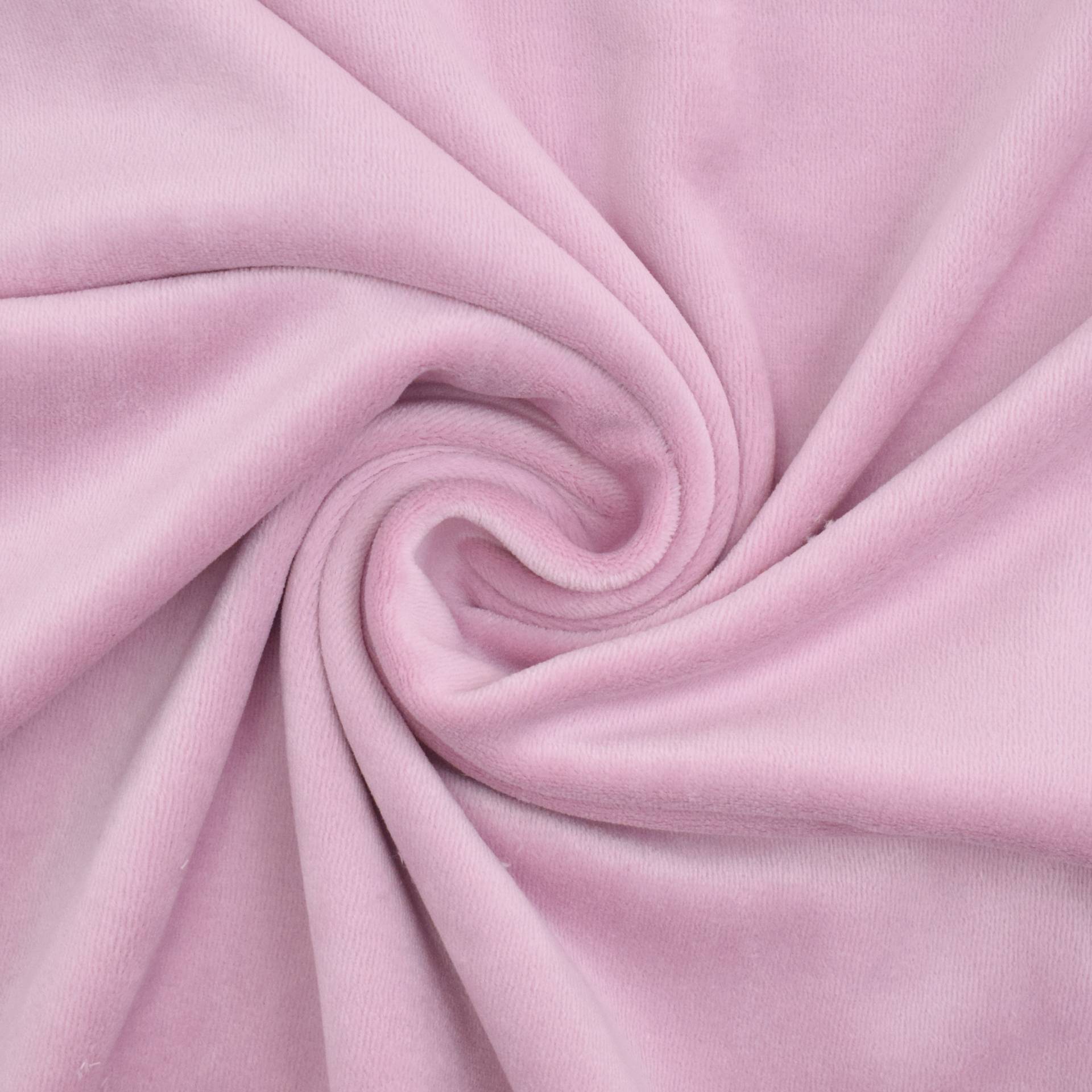 Nickistoff uni, rosa Nickistoff uni, rosa von Stoffe Hemmers