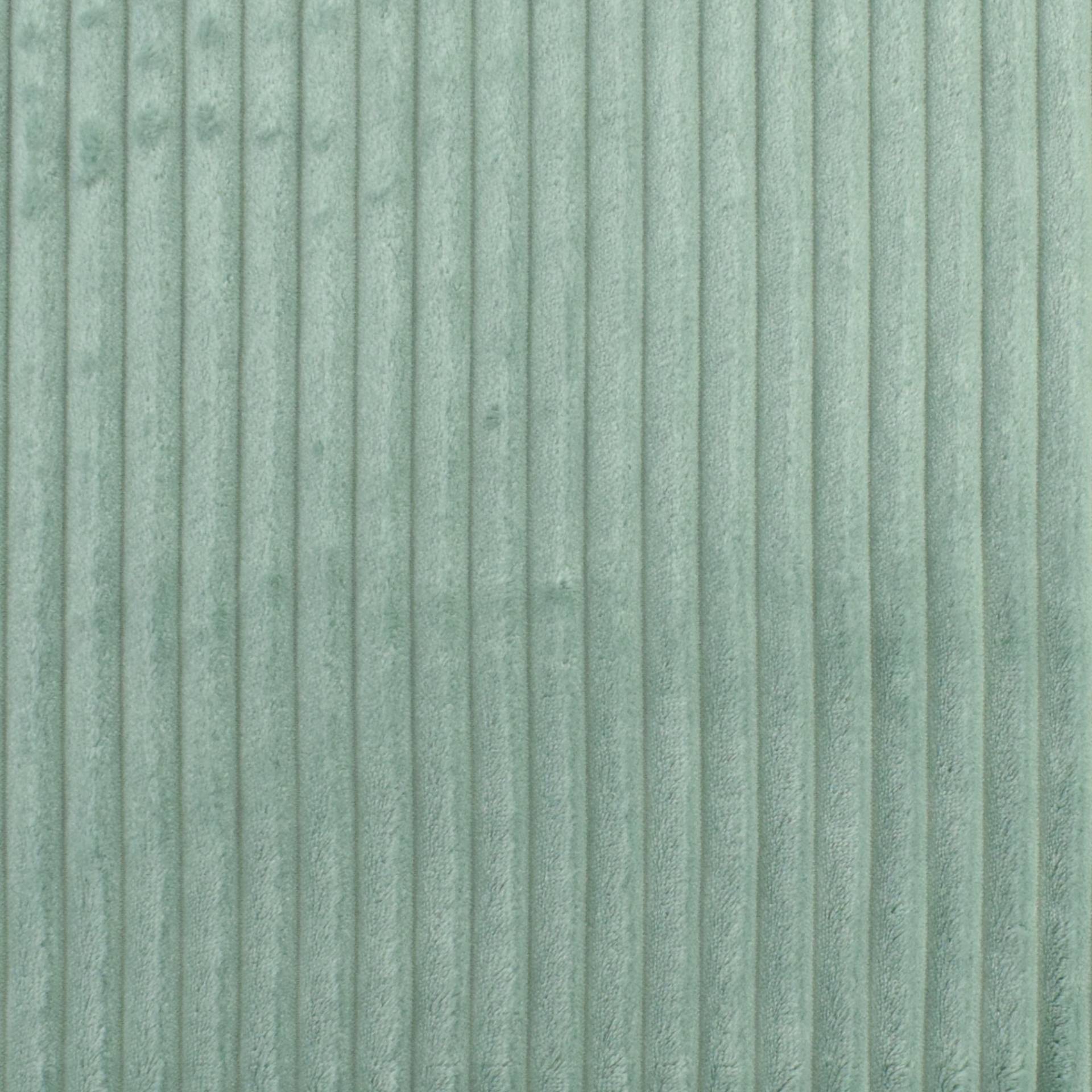 Plüschstoff Stripy, blassgrün von Stoffe Hemmers