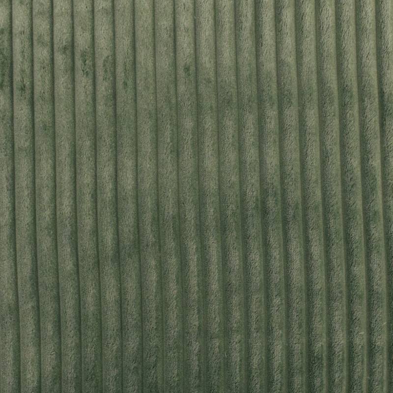 Plüschstoff Stripy, olivgrün von Stoffe Hemmers
