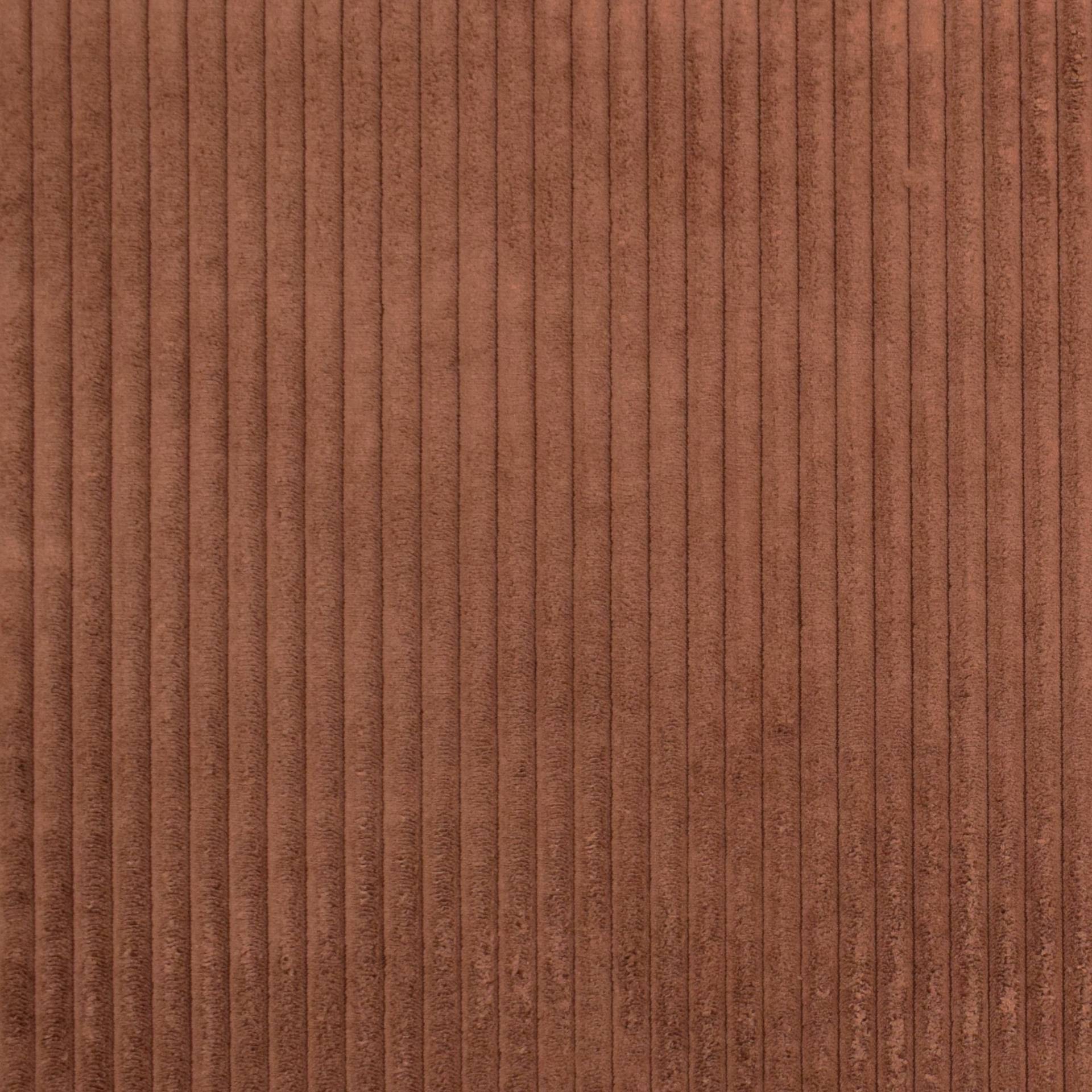 Polsterstoff Breitcord Hyper, terracotta von Stoffe Hemmers