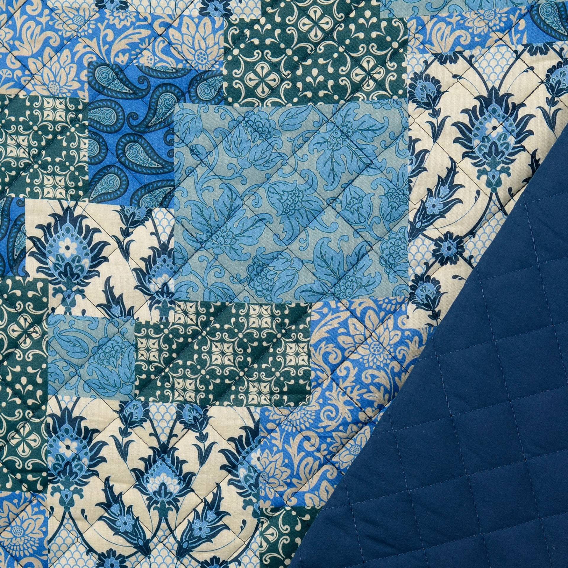 Popeline Stepper Paisley, blau Popeline Stepper Paisley, blau von Stoffe Hemmers
