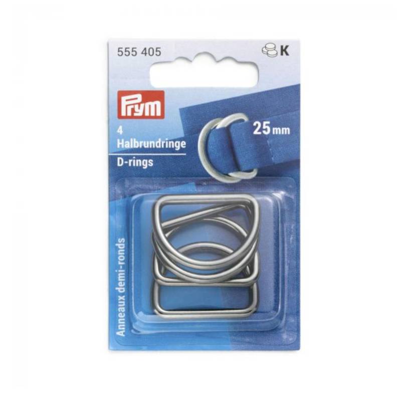 Prym D-Ringe 25 mm, gunmetal von Stoffe Hemmers