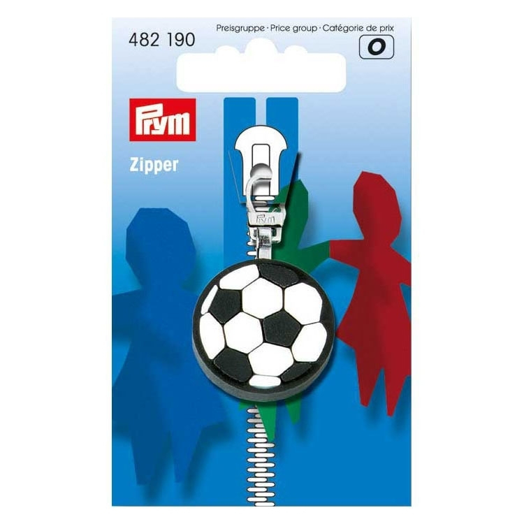 Prym Kinder Zipper Fussball von Stoffe Hemmers