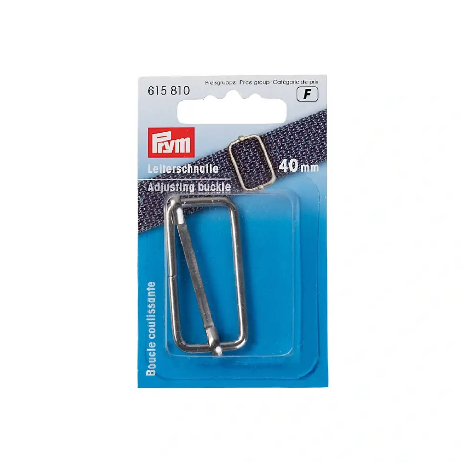 Prym Leiterschnalle, Gurtversteller 40mm, silber von Stoffe Hemmers