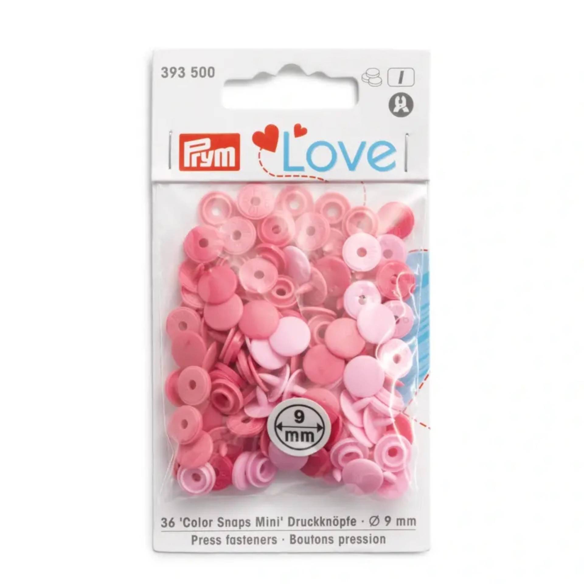 Prym Love Color Snaps Mini Druckknöpfe, rosa Prym Love Color Snaps Mini Druckknöpfe, rosa von Stoffe Hemmers