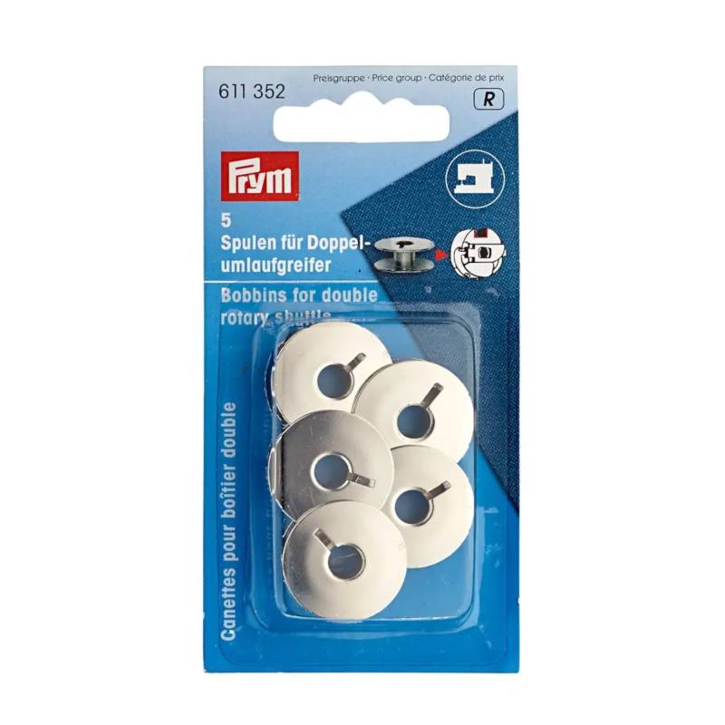 Prym Metallspulen, 5 Stück, 21,9 mm von Stoffe Hemmers