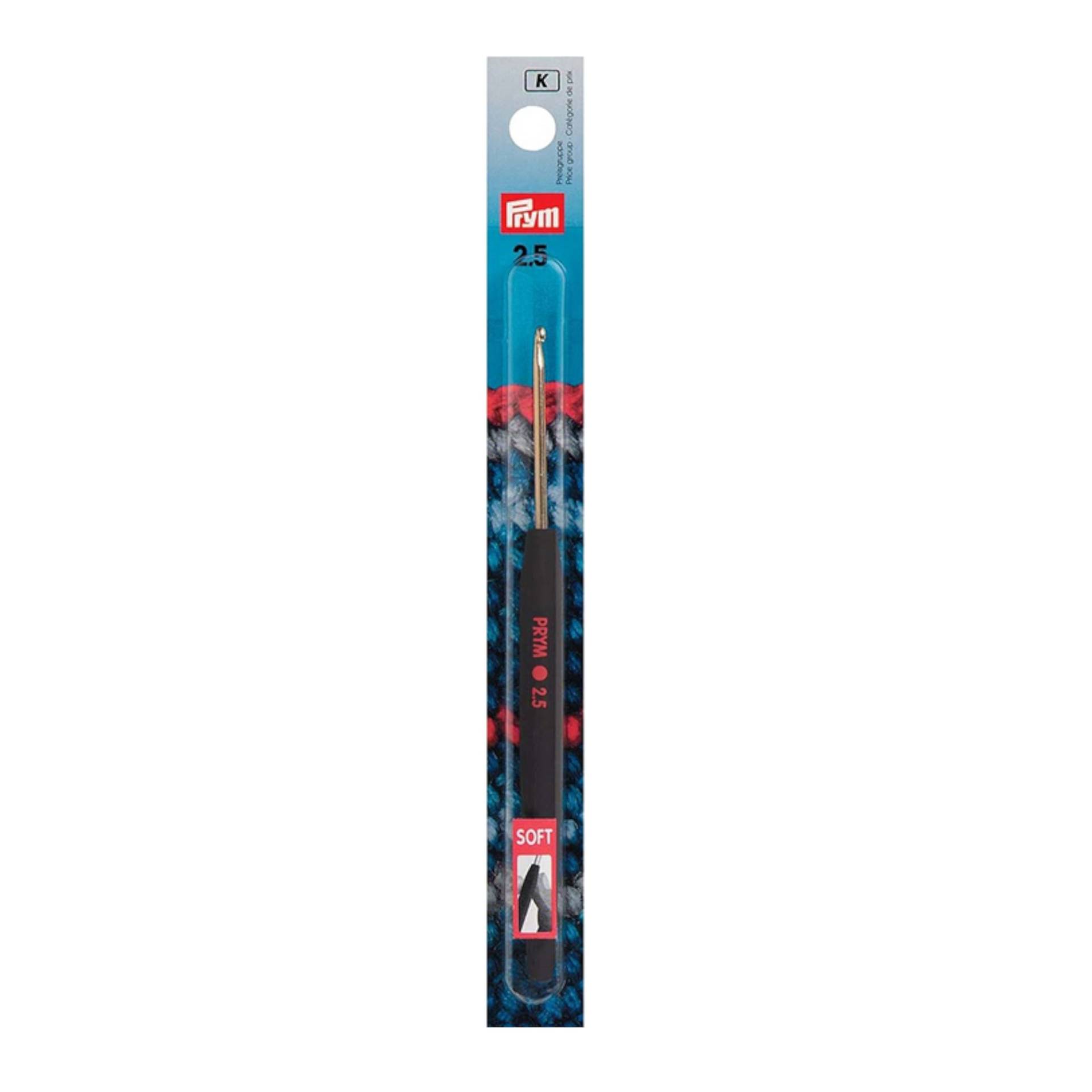 Prym Wollhäkelnadel Soft Griff 2,5  mm von Stoffe Hemmers