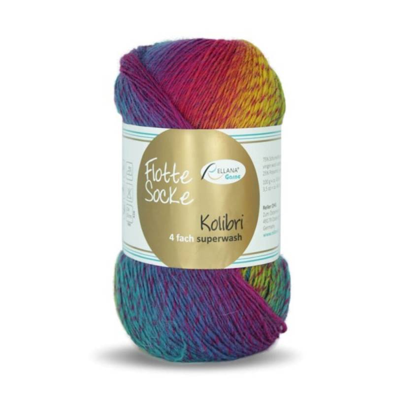 Rellana Flotte Socke 4-fach Kolibri, 6204 von Stoffe Hemmers