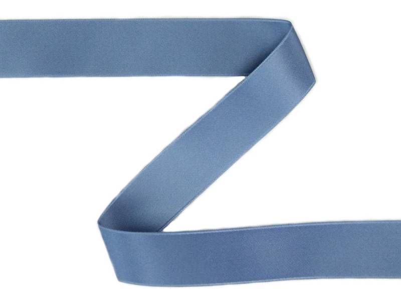 Satinband graublau (10 mm) von Stoffe Hemmers