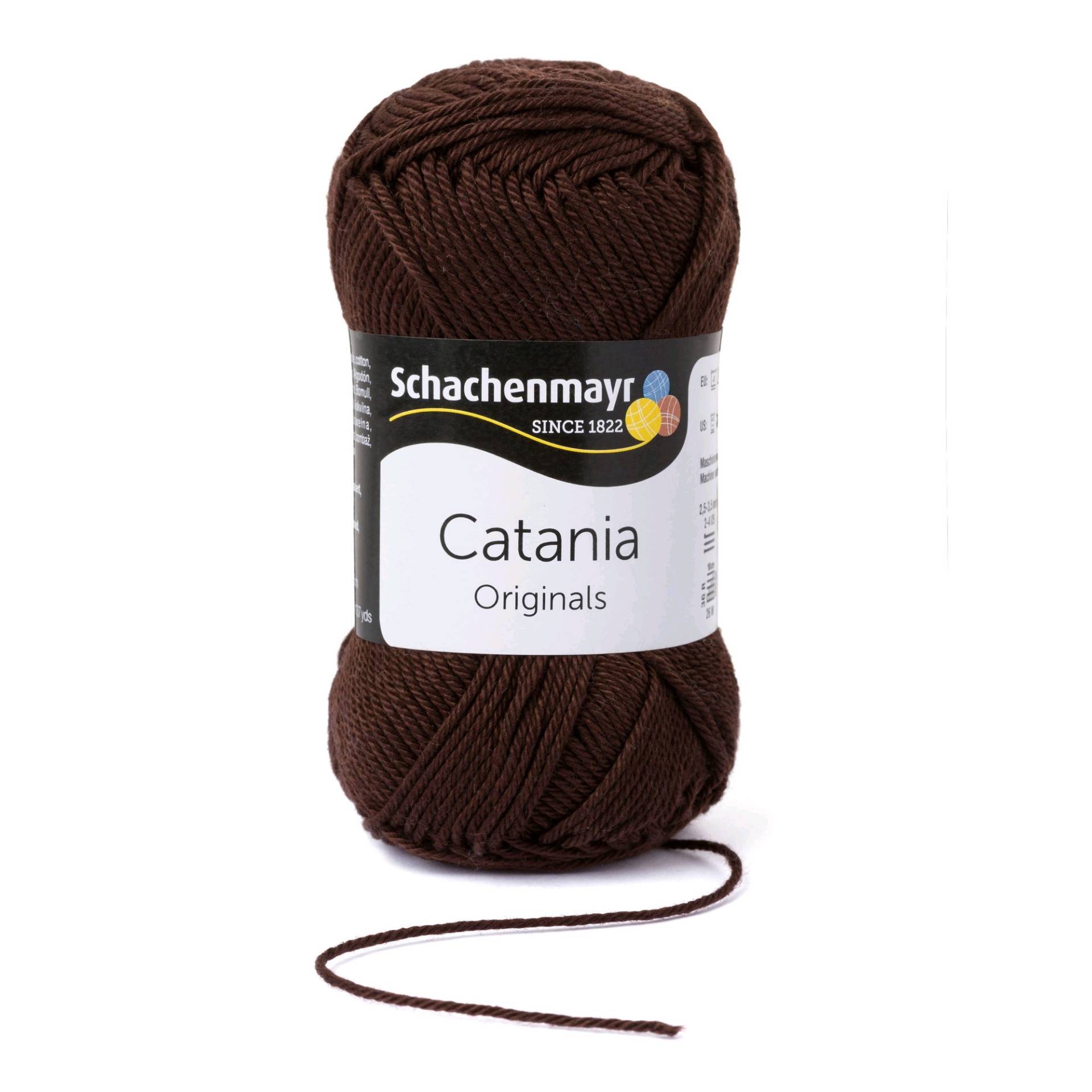 Schachenmayr Wolle Catania 50 g kaffee von Stoffe Hemmers