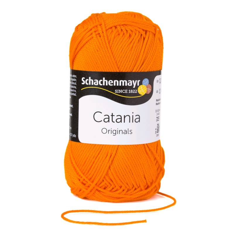 Schachenmayr Wolle Catania 50 g orange von Stoffe Hemmers