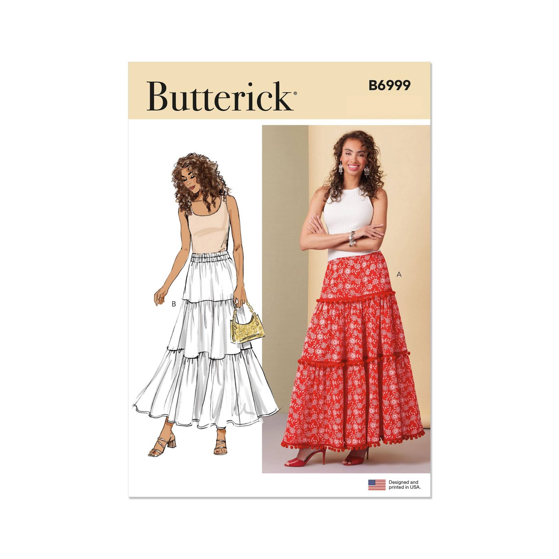 Schnittmuster Butterick Damen-Röcke 6999 Gr. 44-52 von Stoffe Hemmers