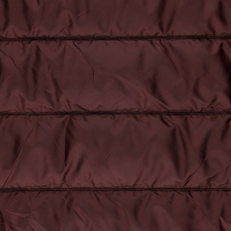 Steppstoff Stripes, bordeaux von Stoffe Hemmers