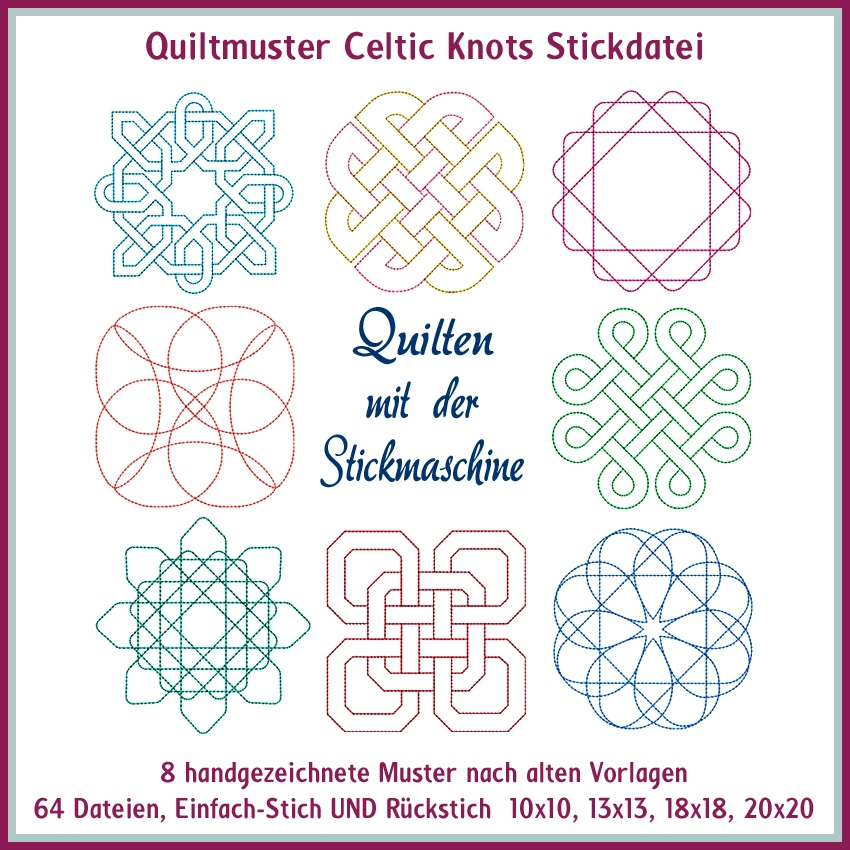 Stickdatei Rock Queen Quilt-Muster von Stoffe Hemmers
