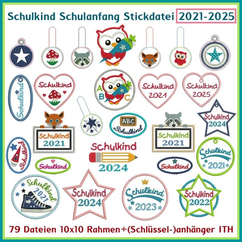 Stickdatei Rock Queen Schule von Stoffe Hemmers