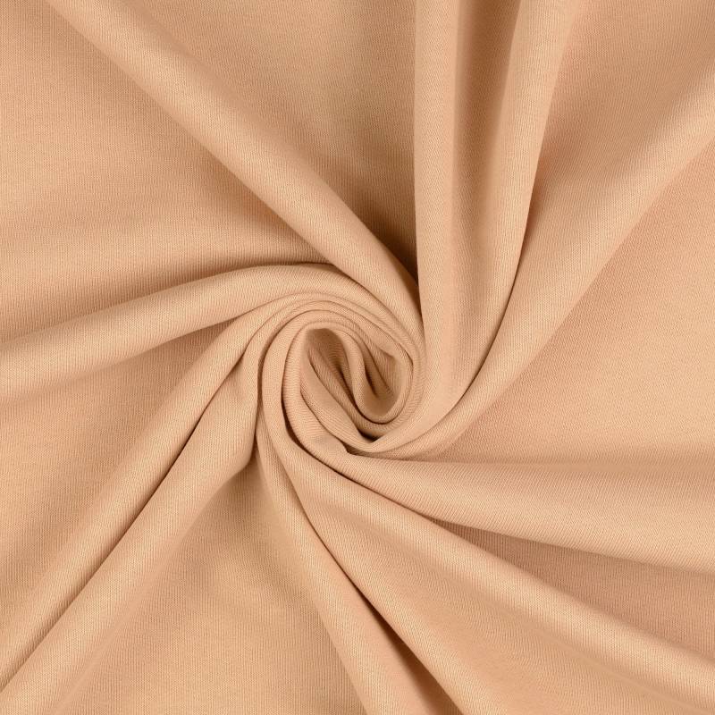 Sweatstoff beige von Stoffe Hemmers