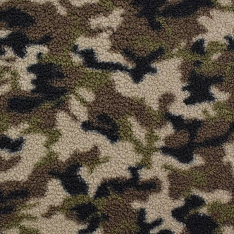 Teddyplüsch Camouflage, army von Stoffe Hemmers