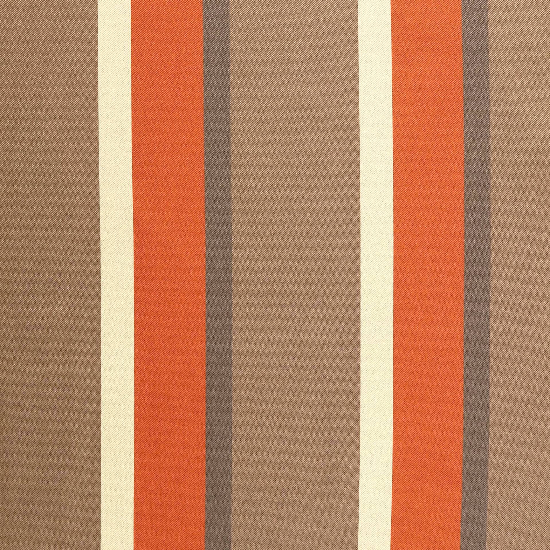 Viskose Twill Stripes, braun von Stoffe Hemmers