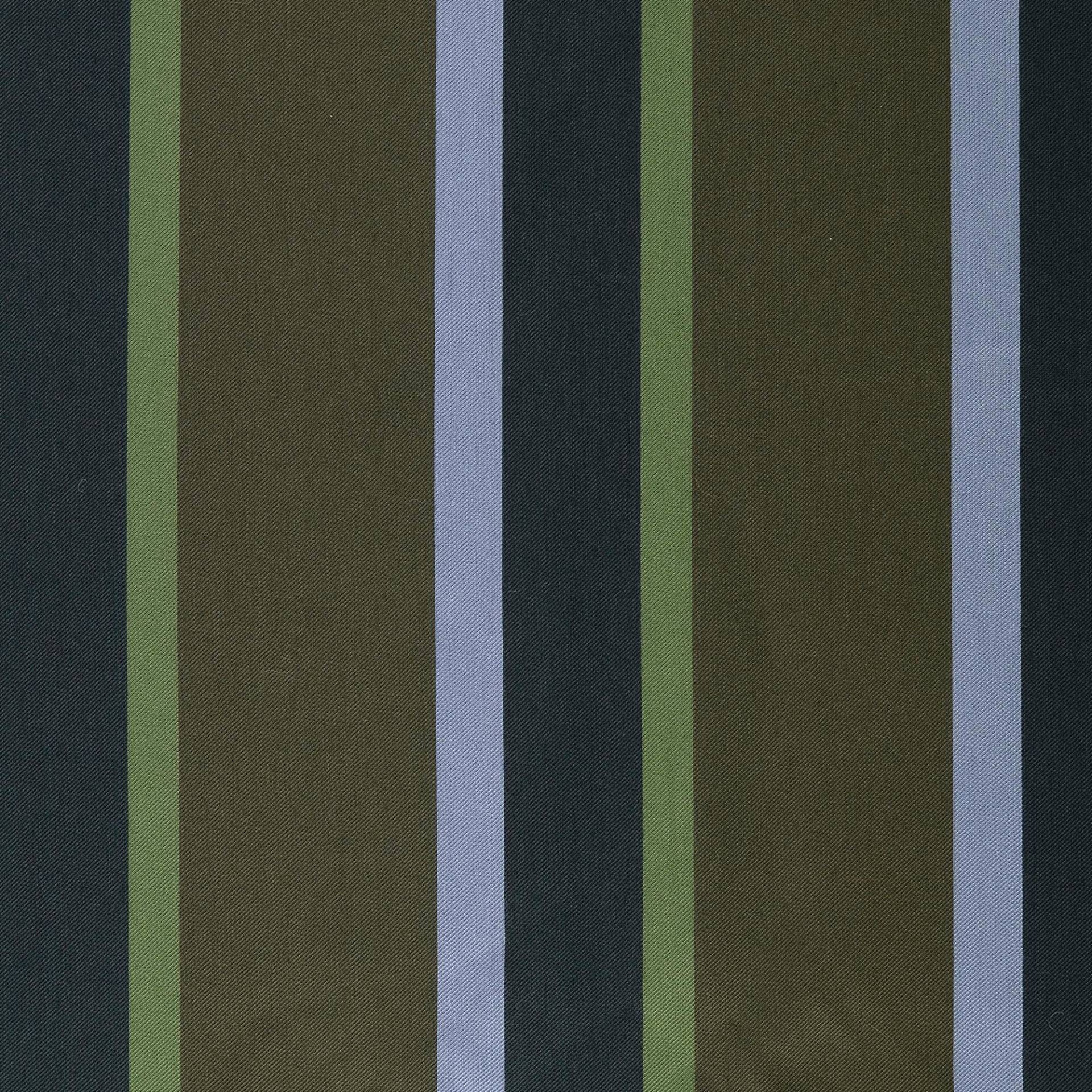 Viskose Twill Stripes, oliv von Stoffe Hemmers