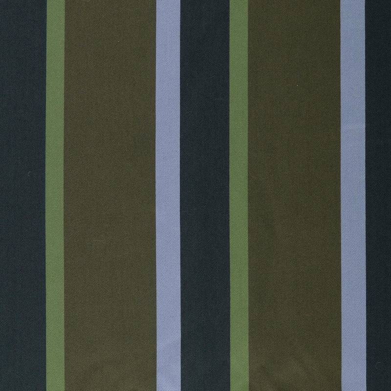 Viskose Twill Stripes, oliv von Stoffe Hemmers