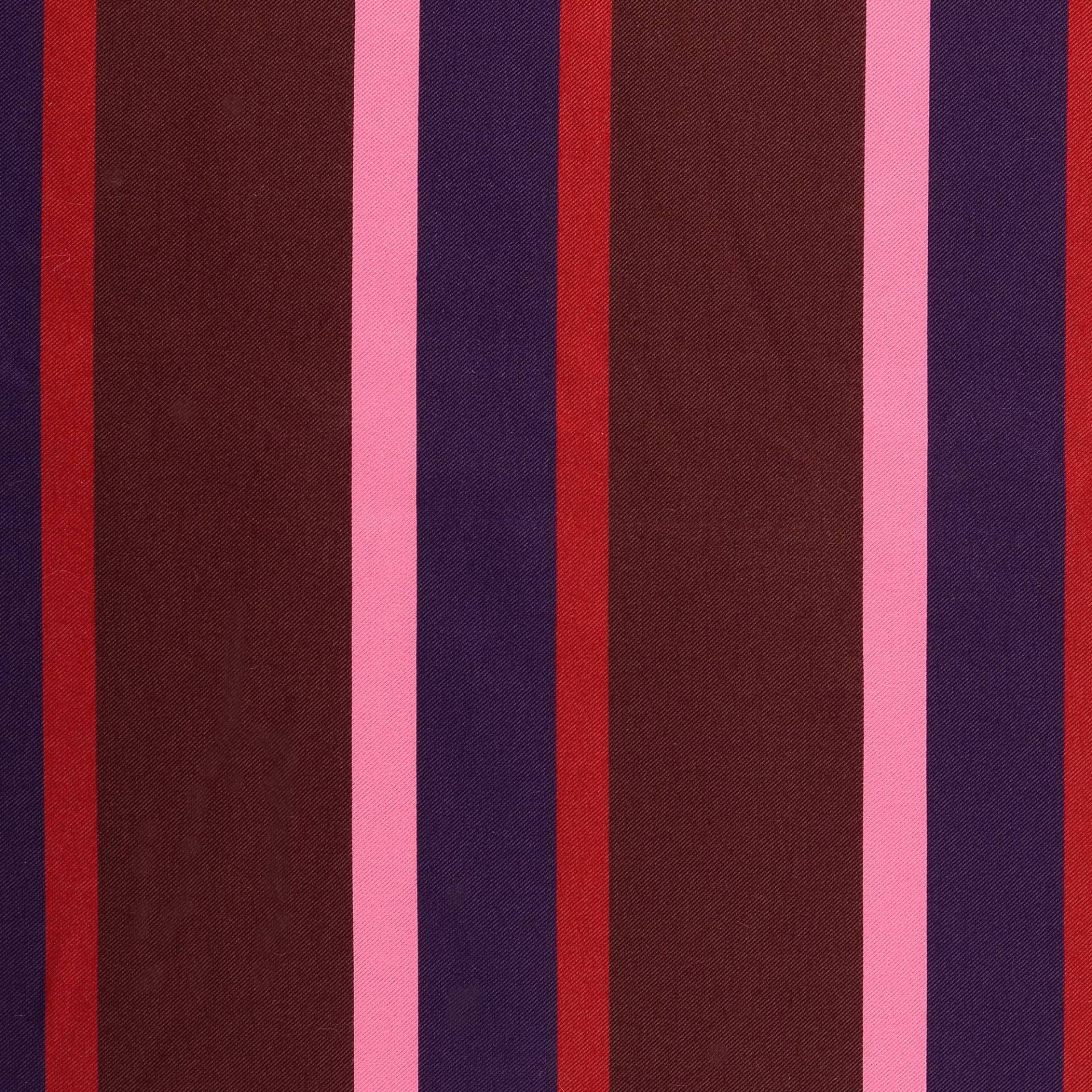 Viskose Twill Stripes, weinrot von Stoffe Hemmers