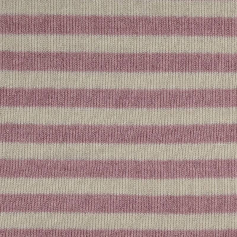 Wollstrickstoff Stripes, rosa von Stoffe Hemmers