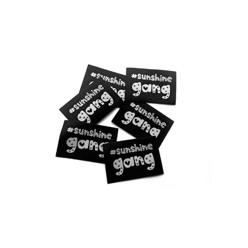 XL Patch #sunshinegang, schwarz von Stoffe Hemmers