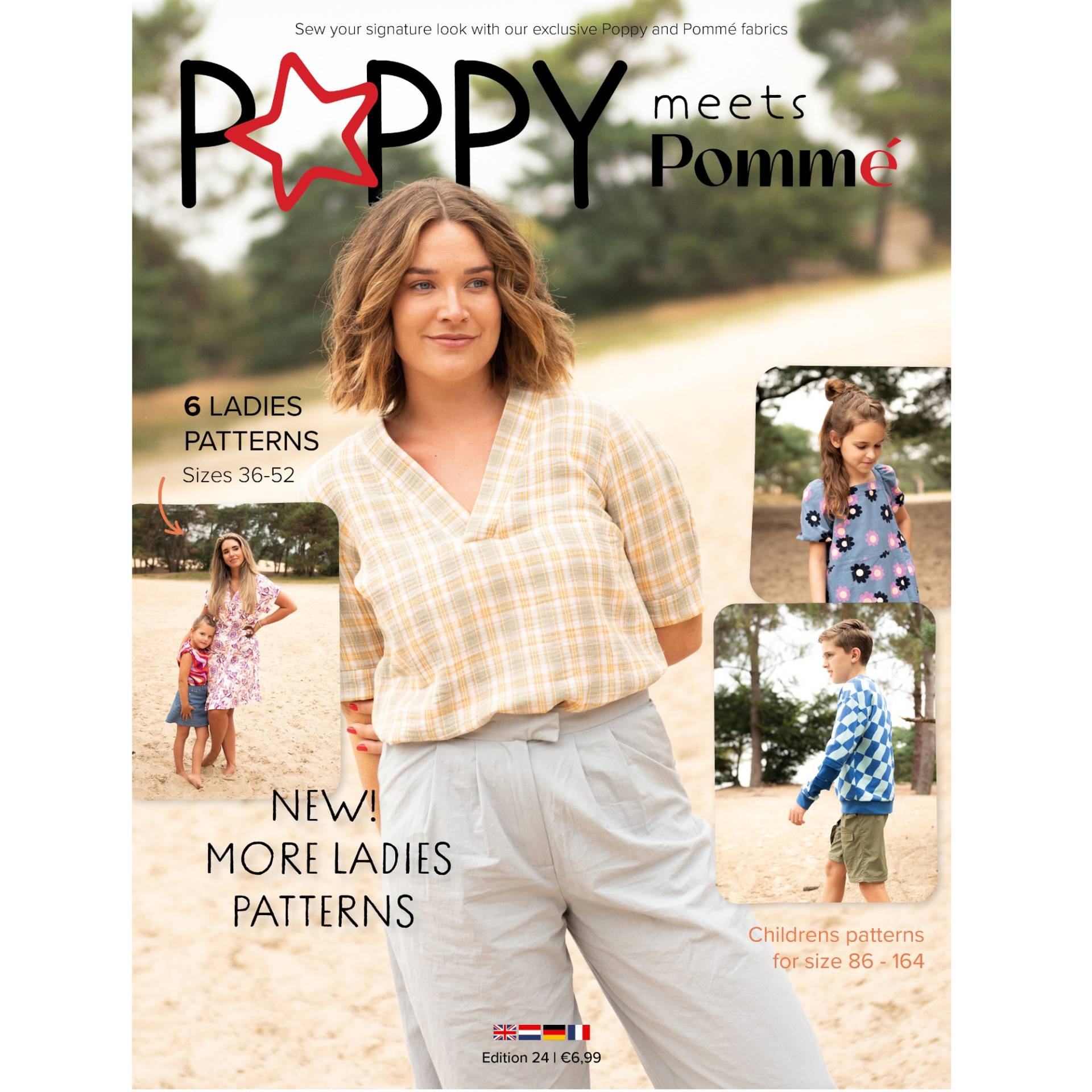 Zeitschrift Poppy meets Pommé, Edition 24 Zeitschrift Poppy meets Pommé, Edition 24 von Stoffe Hemmers