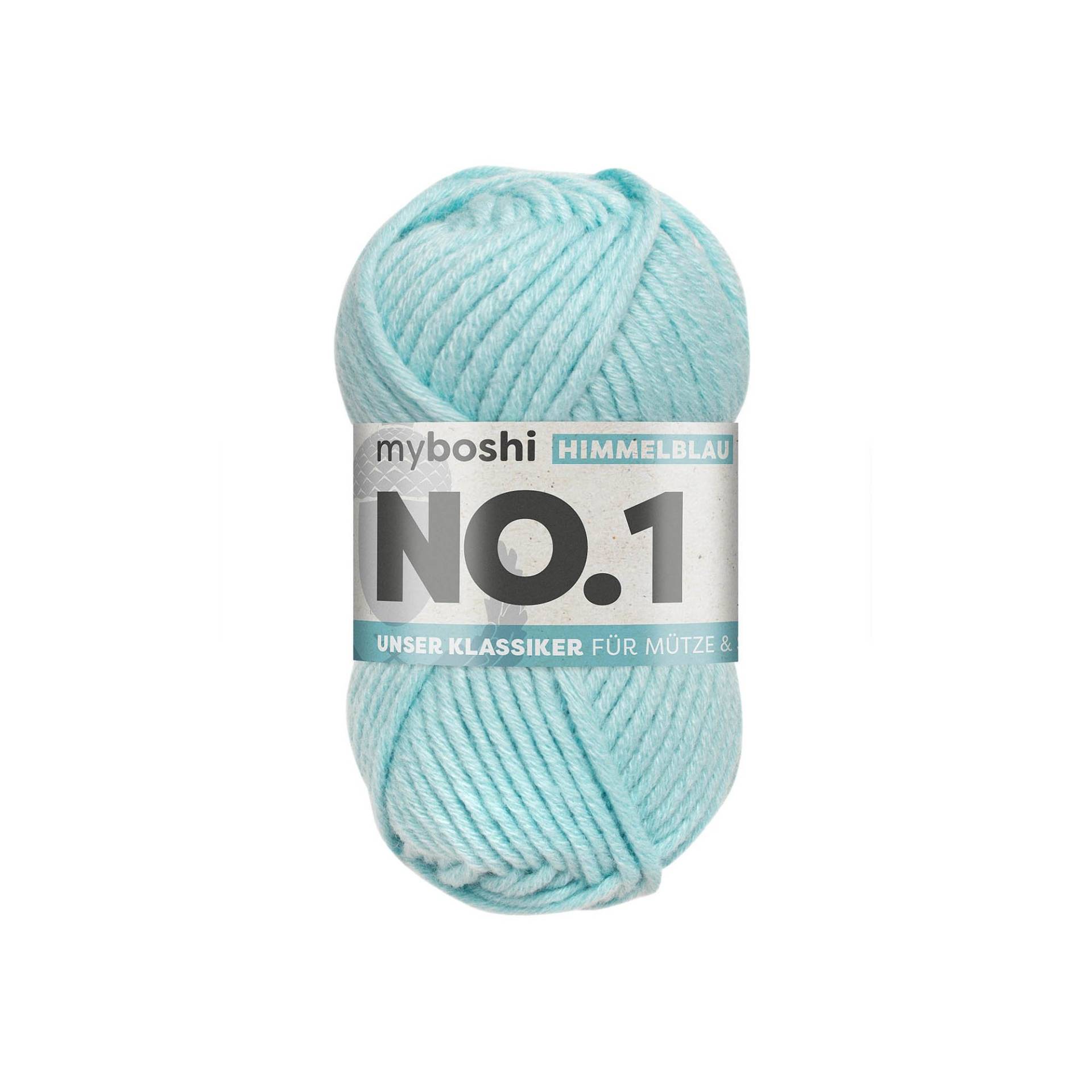 myboshi Wolle No.1 50g, himmelblau von Stoffe Hemmers