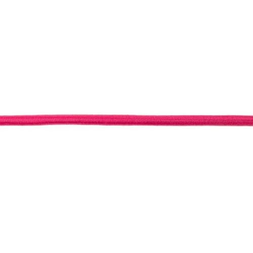 Gummikordel rund 5mm dick Pink von Stoffe Werning