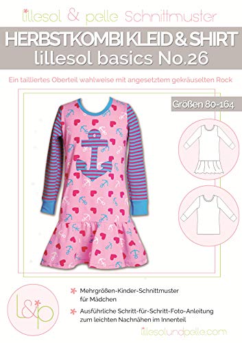 Lillesol & Pelle Schnittmuster basics No26 Herbstkombi Papierschnittmuster von Stoffe Werning