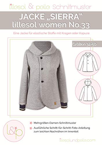 Lillesol & Pelle Schnittmuster women No33 Jacke Sierra Papierschnittmuster von Stoffe Werning