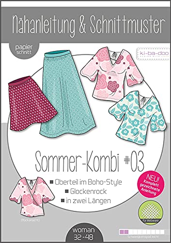 Schnittmuster kibadoo Mix & Match Sommer - Kombi #03 - Preis gilt für 1 Schnittmuster von Stoffe Werning