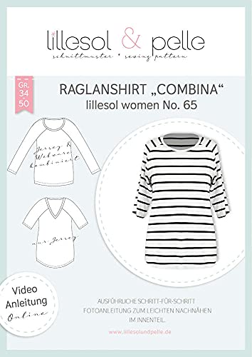 lillesol Raglanshirt "Combina" Women No. 65 - Preis gilt für 1 Schnittmuster von Stoffe Werning