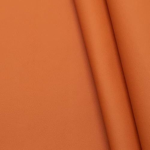 Polster PU Kunstleder Super Soft, Polsterstoff Möbelstoff Meterware - Orange von Stoffkontor