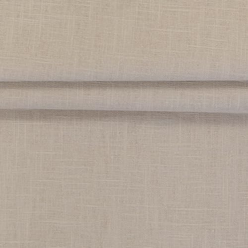 100% Leinen VENEDIG 0,5m 235g/m² Leinenstoff Sommerleinen Meterware Mittelalterstoff (Beige) von Stofftreff Santi