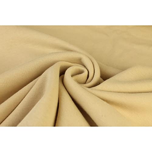 Alpenfleece "SUSAN" Kuschelfleece-0,5 m Schritte-Meterware-Winterfleece-Decken, Mäntel, Patchworkstoff-Breite ca.155 cm-360g/qm-35 Farben (Sand-302-SUSAN) von Stofftreff Santi