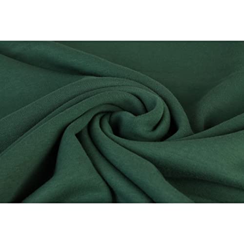 Alpenfleece "SUSAN" Kuschelfleece-0,5 m Schritte-Meterware-Winterfleece-Decken, Mäntel, Patchworkstoff-Breite ca.155 cm-360g/qm-35 Farben (Smaragd-061-SUSAN) von Stofftreff Santi