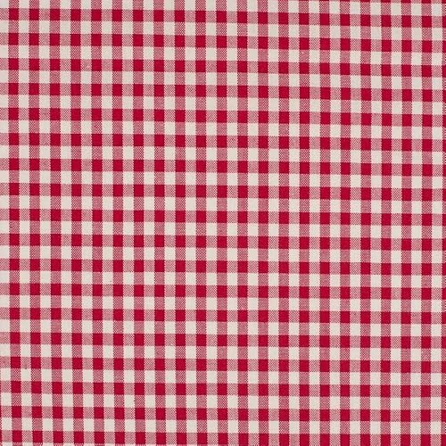 Baumwolle KARO Karierte Baumwolle mit 1x1 cm Karo`s 0,5m - Öko-Tex Fahnentuch Dekostoffe Tischdecke Meterware (Rot) von Stofftreff Santi