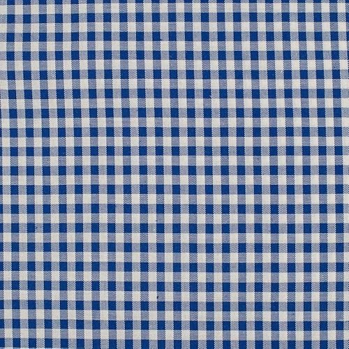 Baumwolle KARO Karierte Baumwolle mit 1x1 cm Karo`s 0,5m - Öko-Tex Fahnentuch Dekostoffe Tischdecke Meterware (Royal) von Stofftreff Santi